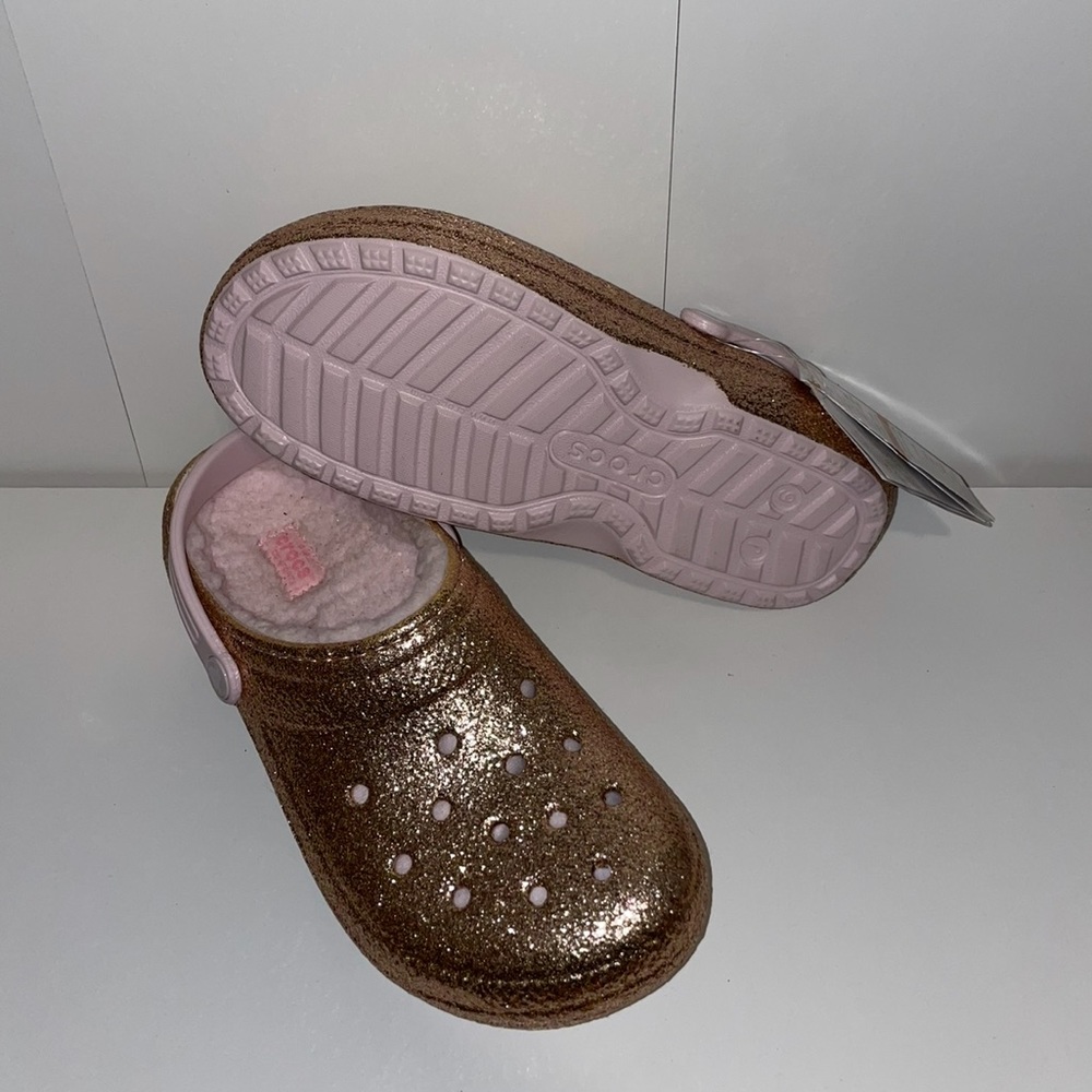 Big Kid Fuzz-Lined Crocs
